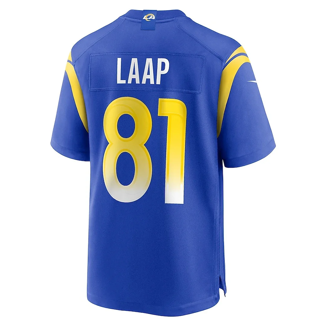 Zennovawear JJ Laap 81 Los Angeles Rams Game Men Jersey - Royal