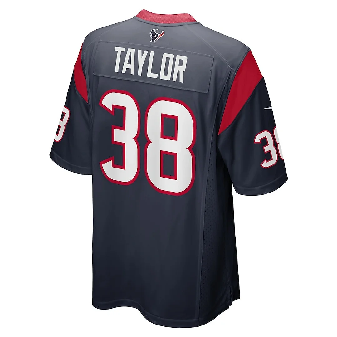 Zennovawear J.J. Taylor 38 Houston Texans Game Men Jersey - Navy