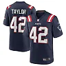 Zennovawear J.J. Taylor 42 New England Patriots Men Team Game Jersey - Navy