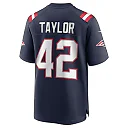 Zennovawear J.J. Taylor 42 New England Patriots Men Team Game Jersey - Navy