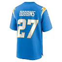 Zennovawear J.K. Dobbins 27 Los Angeles Chargers Team Game Men Jersey - Powder Blue