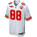 Zennovawear Jody Fortson 88 Kansas City Chiefs AFC Champions Patch Game Men Jersey - White