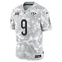 Zennovawear Joe Burrow 9 Cincinnati Bengals 2024 Salute to Service Limited Men Jersey - Arctic Camo