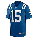 Zennovawear Joe Flacco 15 Indianapolis Colts Game Men Jersey - Royal