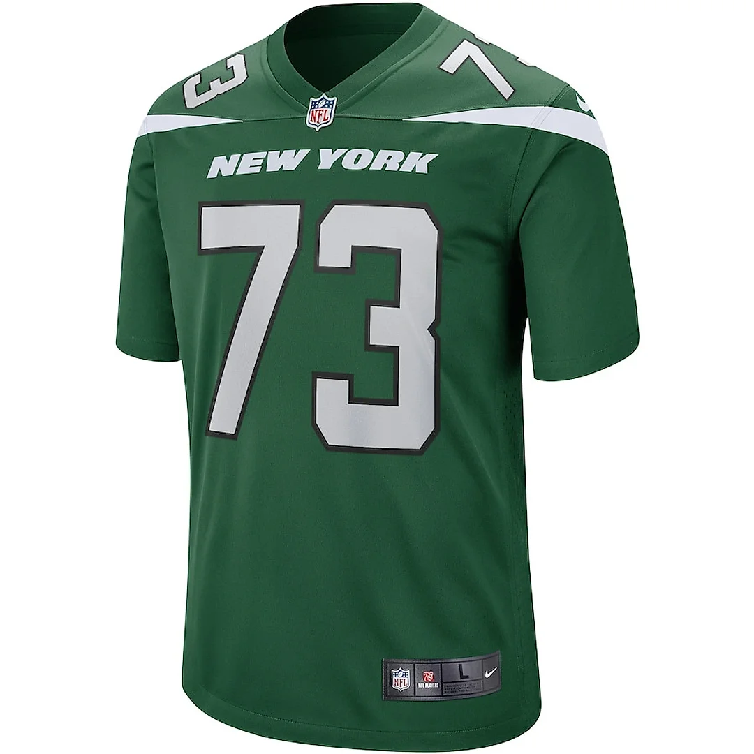 Zennovawear Joe Klecko 73 New York Jets Men Game Retired Jersey - Gotham Green