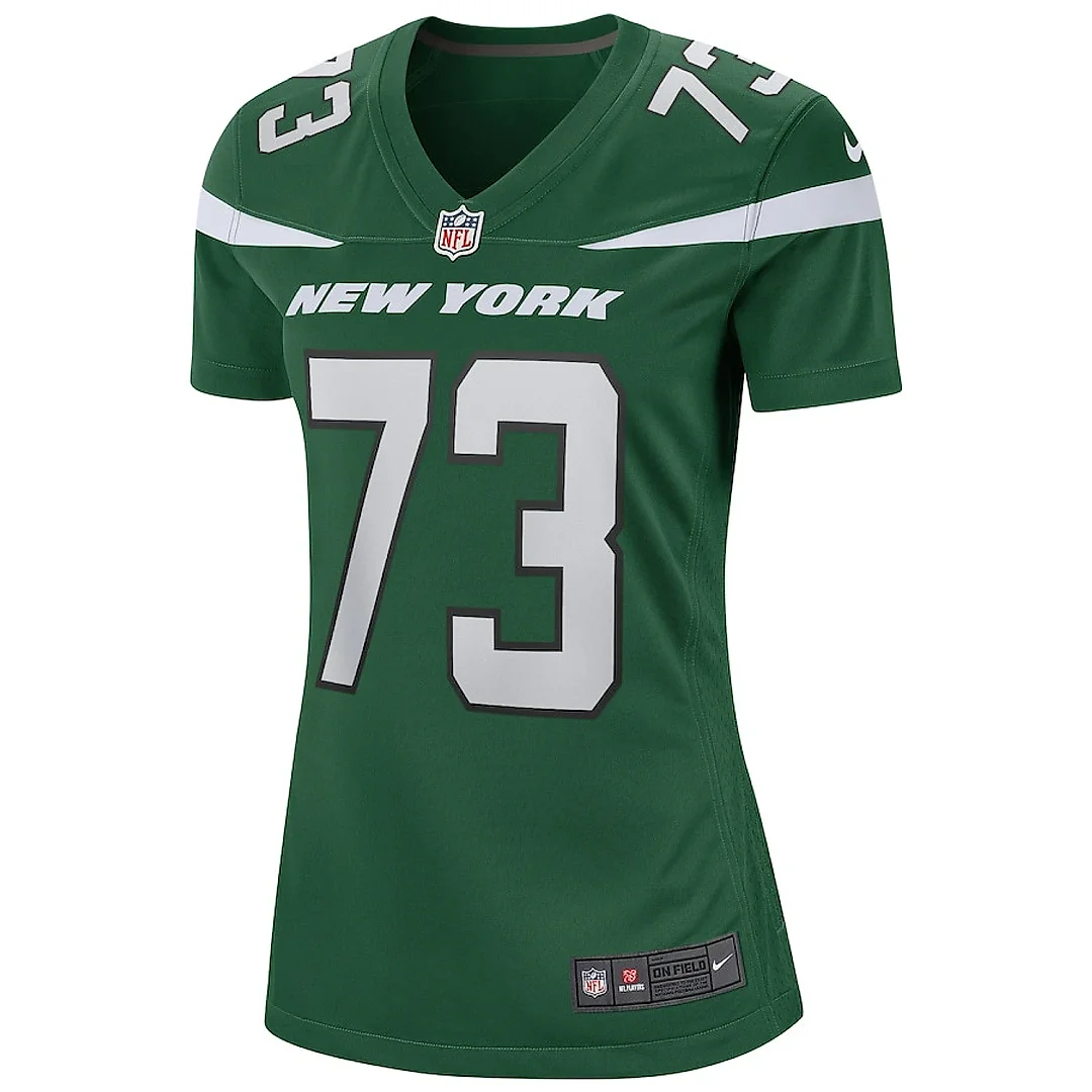 Zennovawear Joe Klecko 73 New York Jets Women Game Retired Jersey - Gotham Green