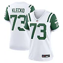 Zennovawear Joe Klecko 73 New York Jets Women's Classic Alternate Retired Player Game Jersey - White