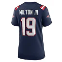 Zennovawear Joe Milton III 19 New England Patriots Women's Game Jersey - Navy