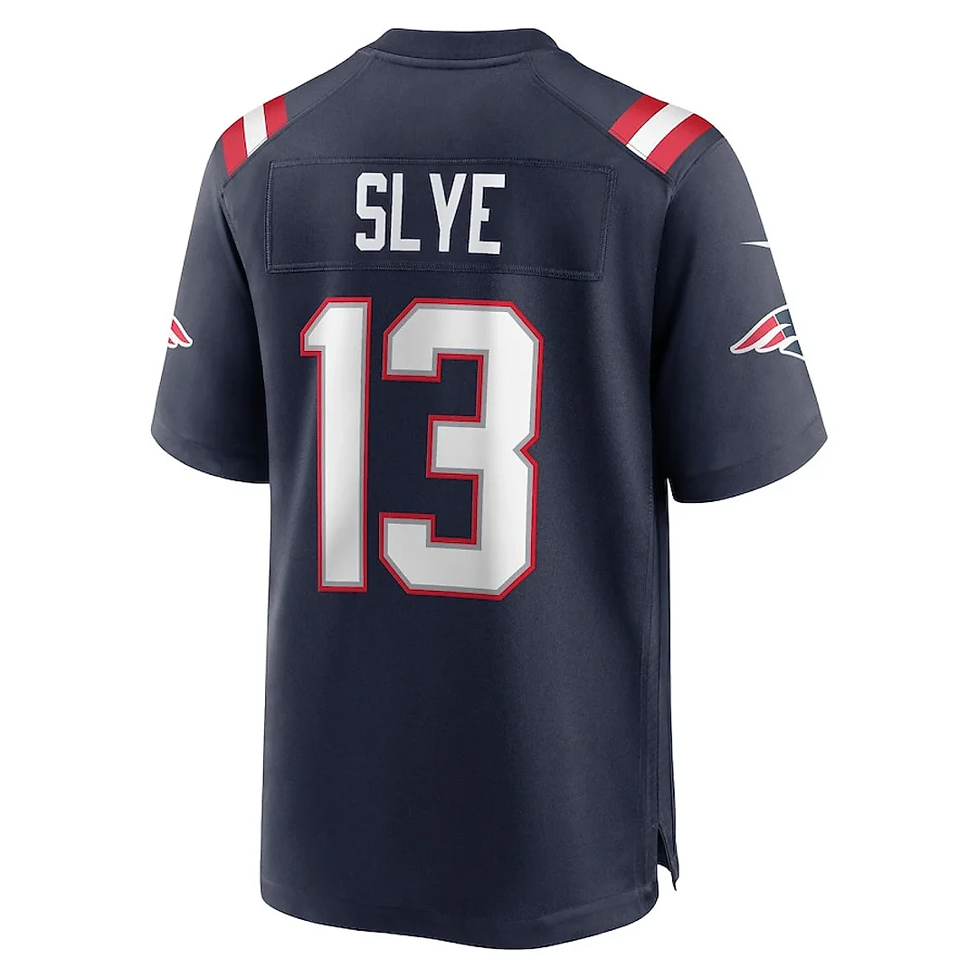 Zennovawear Joey Slye 13 New England Patriots Team Game Men Jersey - Navy