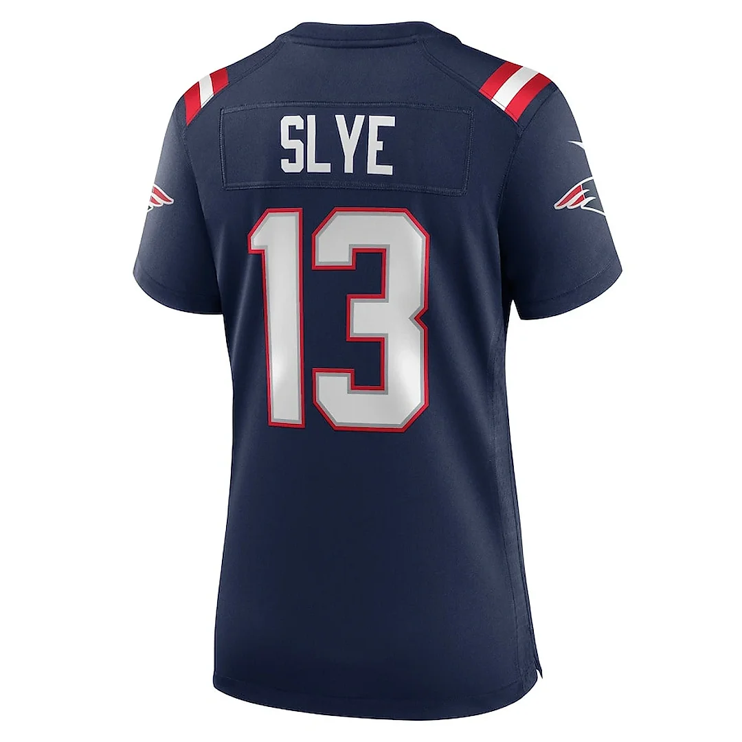 Zennovawear Joey Slye 13 New England Patriots Women's Team Game Jersey - Navy