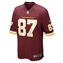 Zennovawear John Bates 87 Washington Football Team Men Game Jersey - Burgundy