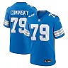 Zennovawear John Cominsky 79 Detroit Lions Team Game Men Jersey - Blue