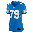 Zennovawear John Cominsky 79 Detroit Lions Women's Team Game Jersey - Blue