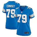 Zennovawear John Cominsky 79 Detroit Lions Women's Team Game Jersey - Blue