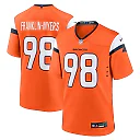 Zennovawear John Franklin-Myers 98 Denver Broncos Team Game Men Jersey - Orange