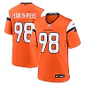 Zennovawear John Franklin-Myers 98 Denver Broncos Team Game Men Jersey - Orange