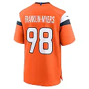 Zennovawear John Franklin-Myers 98 Denver Broncos Team Game Men Jersey - Orange