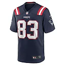 Zennovawear John Jiles 83 New England Patriots Team Game Men Jersey - Navy