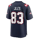 Zennovawear John Jiles 83 New England Patriots Team Game Men Jersey - Navy