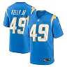 Zennovawear John Kelly Jr. 49 Los Angeles Chargers Team Game Men Jersey - Powder Blue