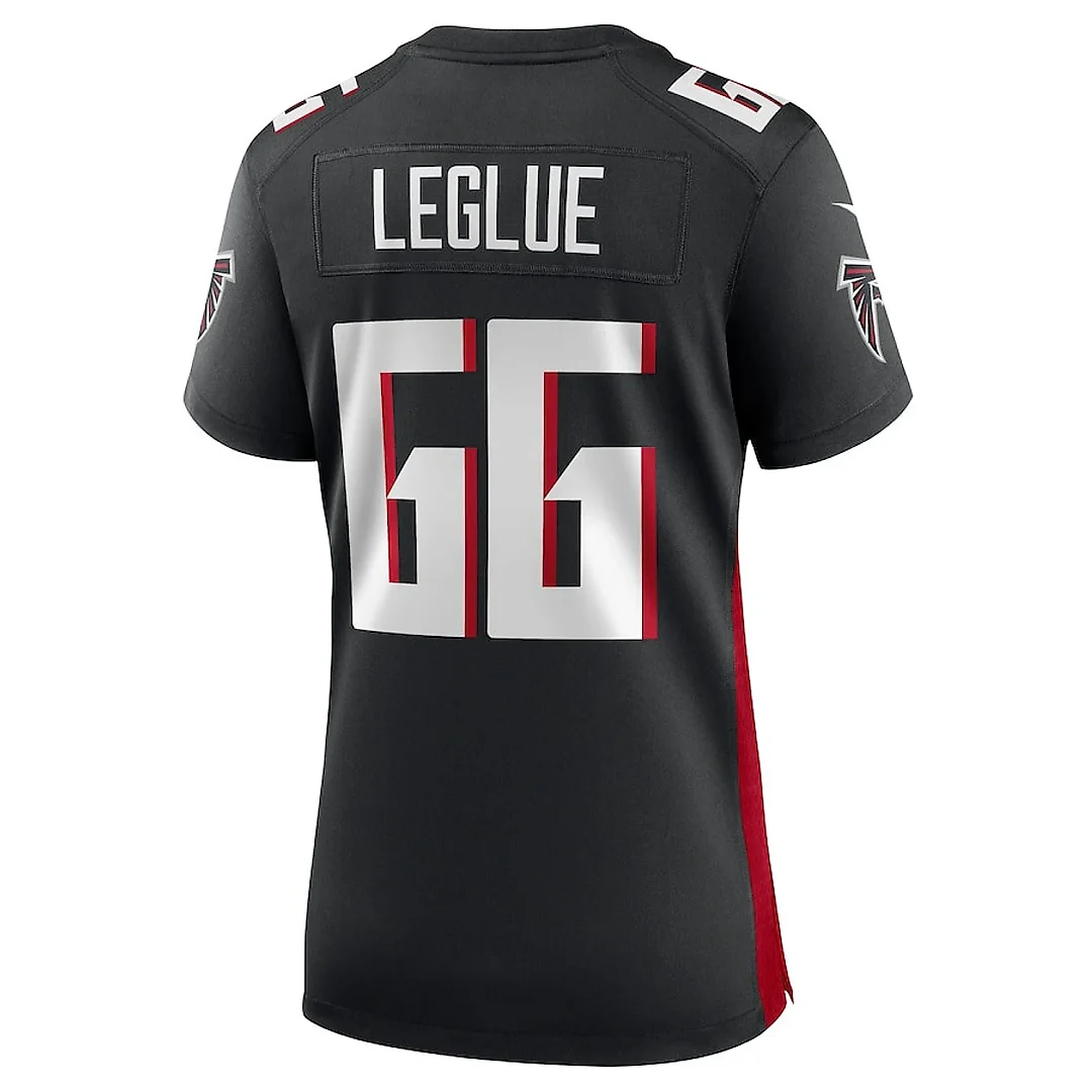 Zennovawear John Leglue 66 Atlanta Falcons Game Women Jersey - Black