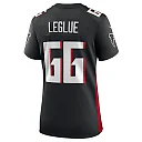 Zennovawear John Leglue 66 Atlanta Falcons Game Women Jersey - Black