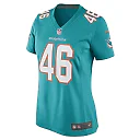 Zennovawear John Lovett 46 Miami Dolphins Women Game Jersey - Aqua