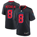 Zennovawear John Metchie III 8 Houston Texans 2nd Alternate Game Men Jersey - Navy