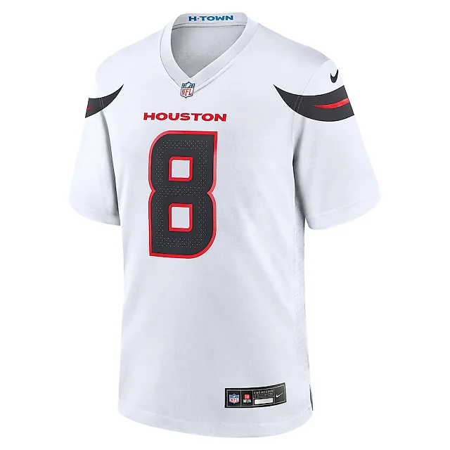 Zennovawear John Metchie III 8 Houston Texans Game Men Jersey - White