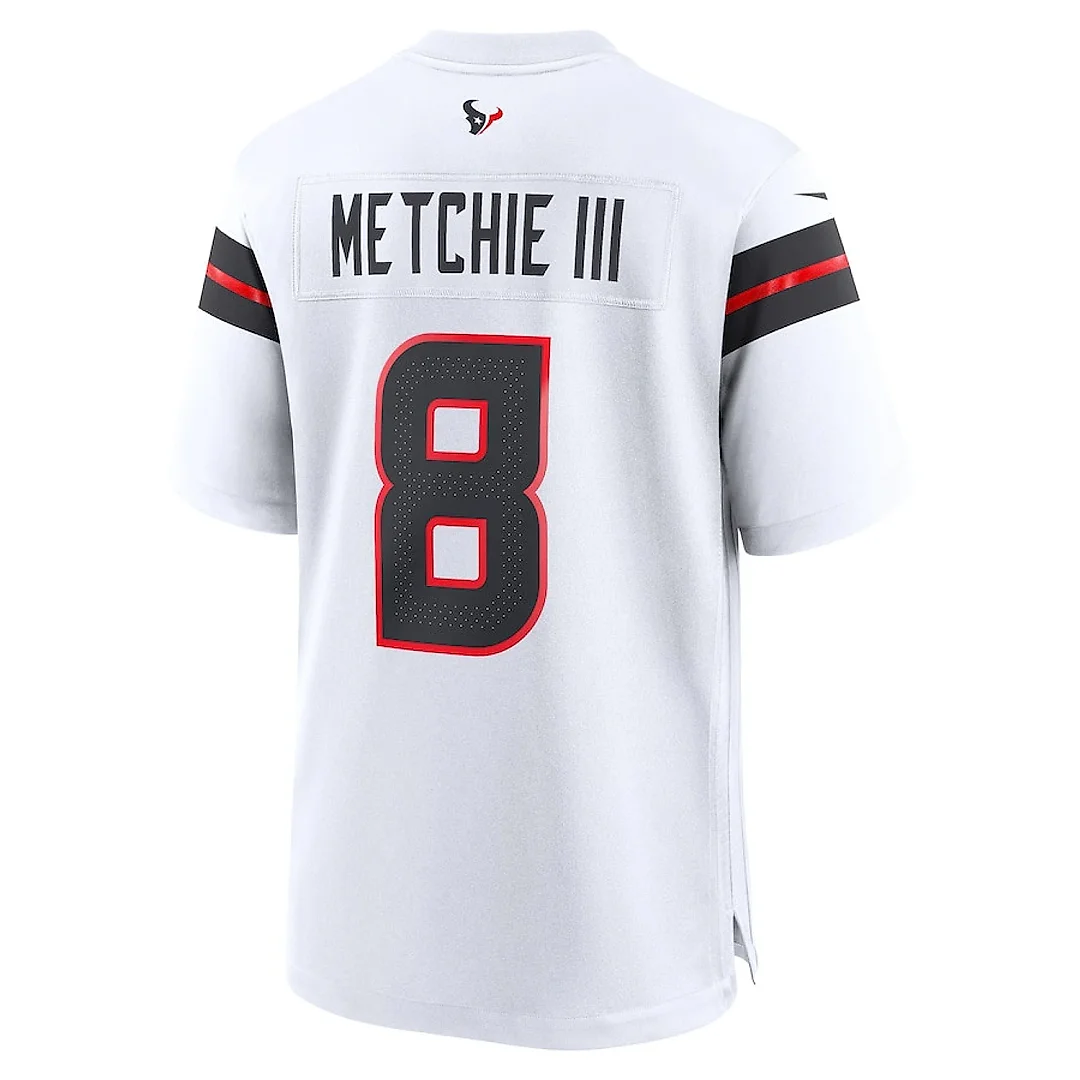 Zennovawear John Metchie III 8 Houston Texans Game Men Jersey - White