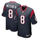 Zennovawear John Metchie III 8 Houston Texans Game Men Jersey - Navy
