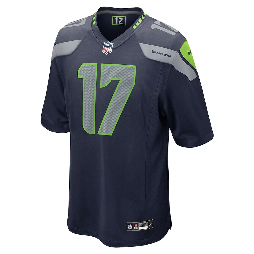 Zennovawear John Rhys Plumlee 17 Seattle Seahawks Game Men Jersey - College Navy