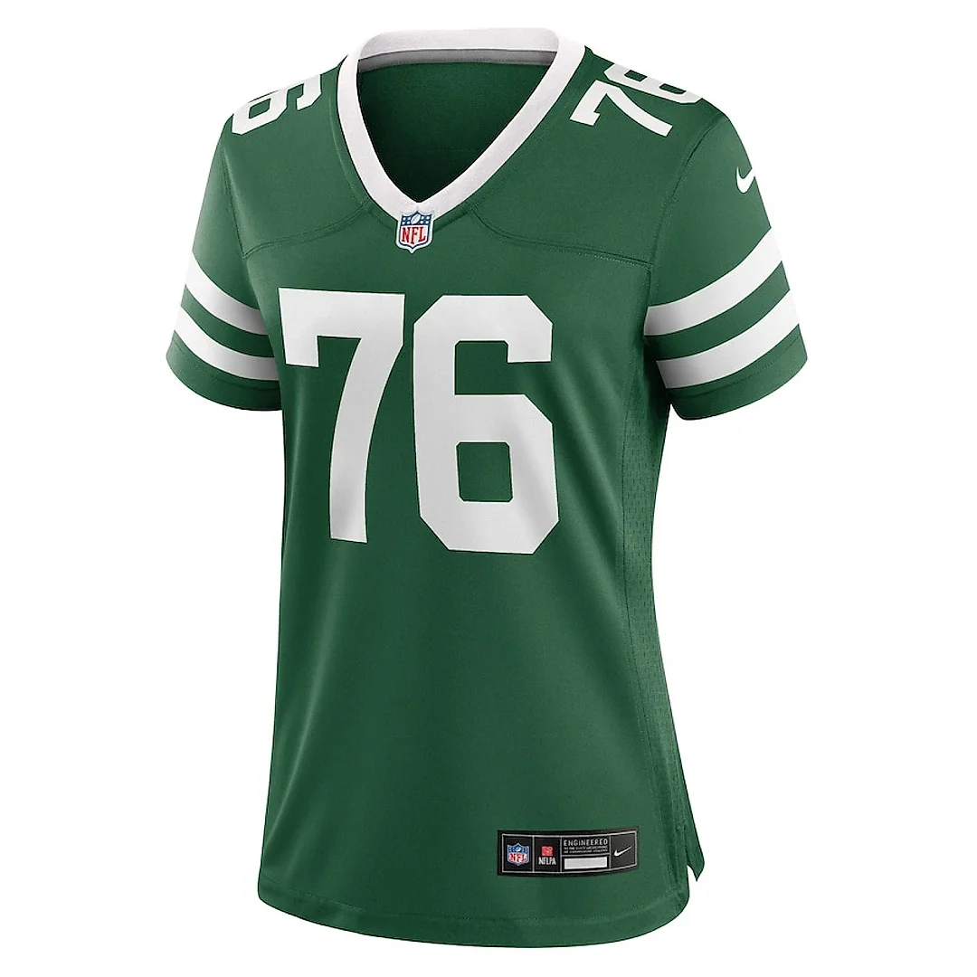 Zennovawear John Simpson 76 New York Jets Women's Team Game Jersey - Legacy Green