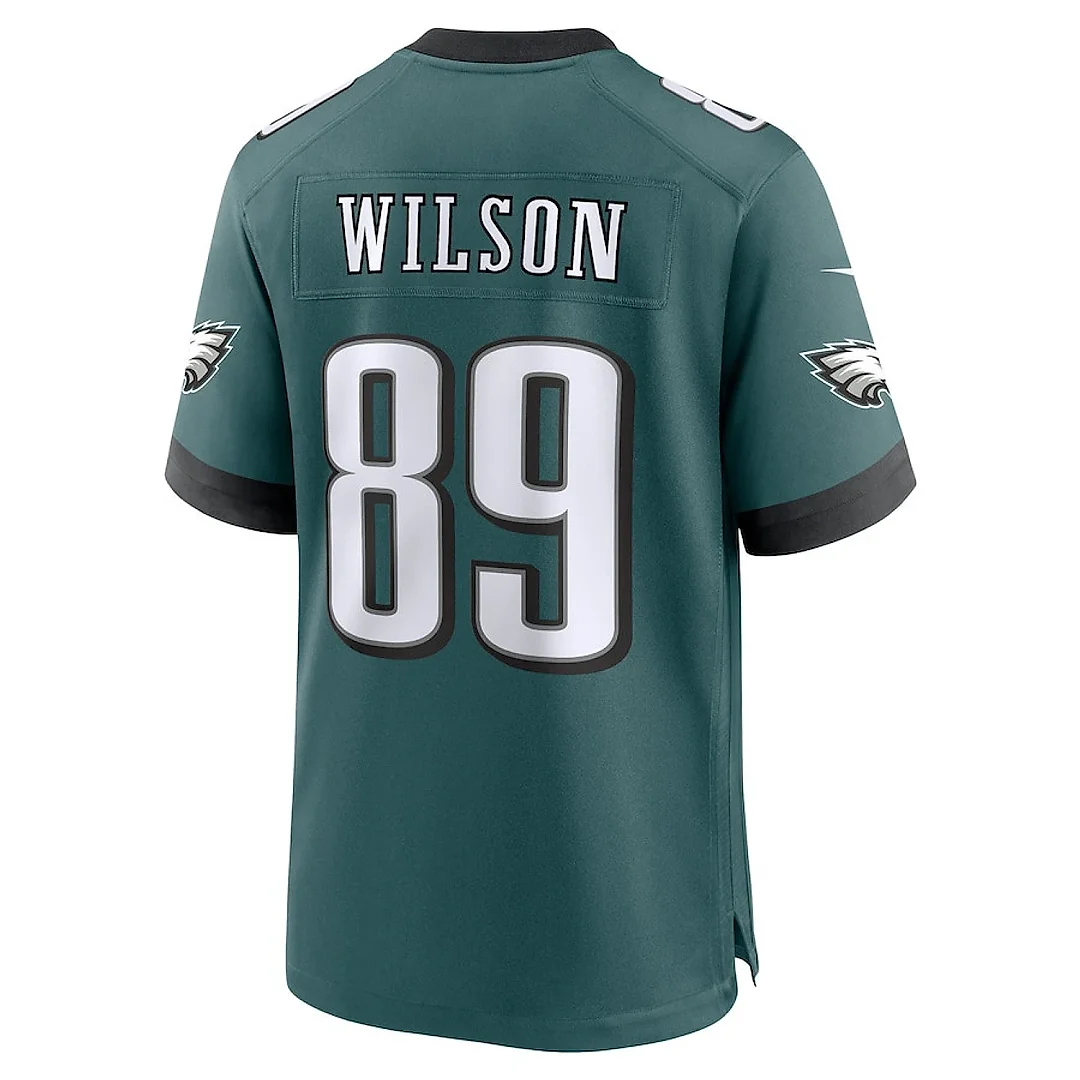 Zennovawear Johnny Wilson 89 Philadelphia Eagles Super Bowl LIX YOUTH Jersey - Midnight Green