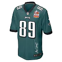 Zennovawear Johnny Wilson 89 Philadelphia Eagles Super Bowl LIX Champions Patch 'New Orleans - Where Legends Are Made' EMBROIDERED Game Men Jersey...