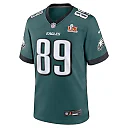 Zennovawear Johnny Wilson 89 Philadelphia Eagles Super Bowl LIX Jersey - Men's - Midnight Green