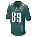 Zennovawear Johnny Wilson 89 Philadelphia Eagles Super Bowl LIX Champions Patch 'New Orleans - Where Passion Ignites' EMBROIDERED Game Men Jersey...
