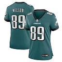 Zennovawear Johnny Wilson 89 Philadelphia Eagles Women's Team Game Jersey - Midnight Green