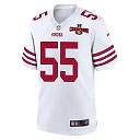 Zennovawear Jon Feliciano 55 San Francisco 49ers NFC Champions Patch Game Men Jersey - White