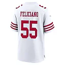 Zennovawear Jon Feliciano 55 San Francisco 49ers NFC Champions Patch Game Men Jersey - White