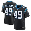 Zennovawear Jon Rhattigan 49 Carolina Panthers Game Men Jersey - Black