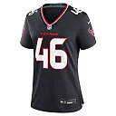 Zennovawear Jon Weeks 46 Houston Texans Women's Team Game Jersey - Navy