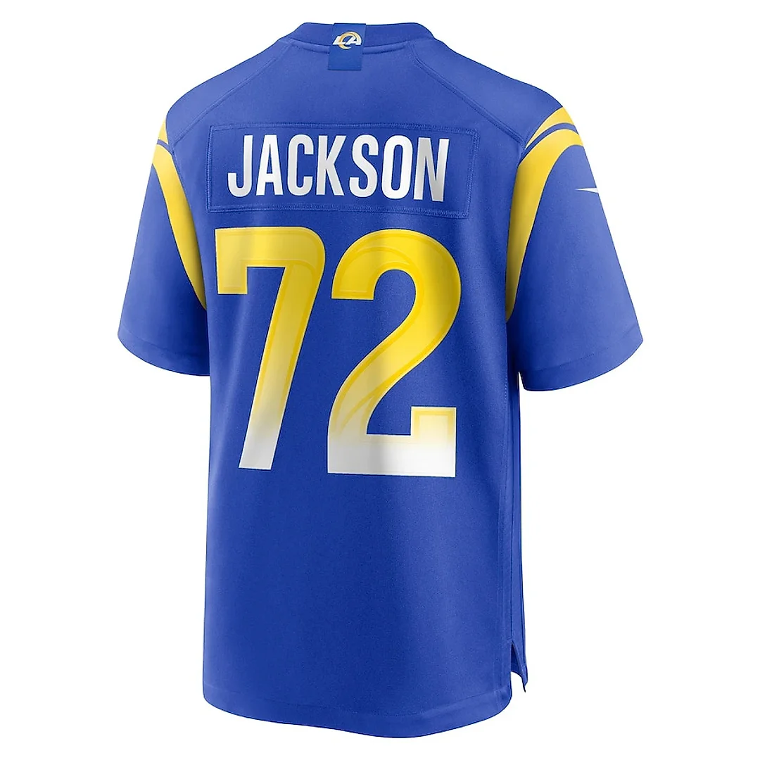 Zennovawear Jonah Jackson 72 Los Angeles Rams Game Men Jersey - Royal