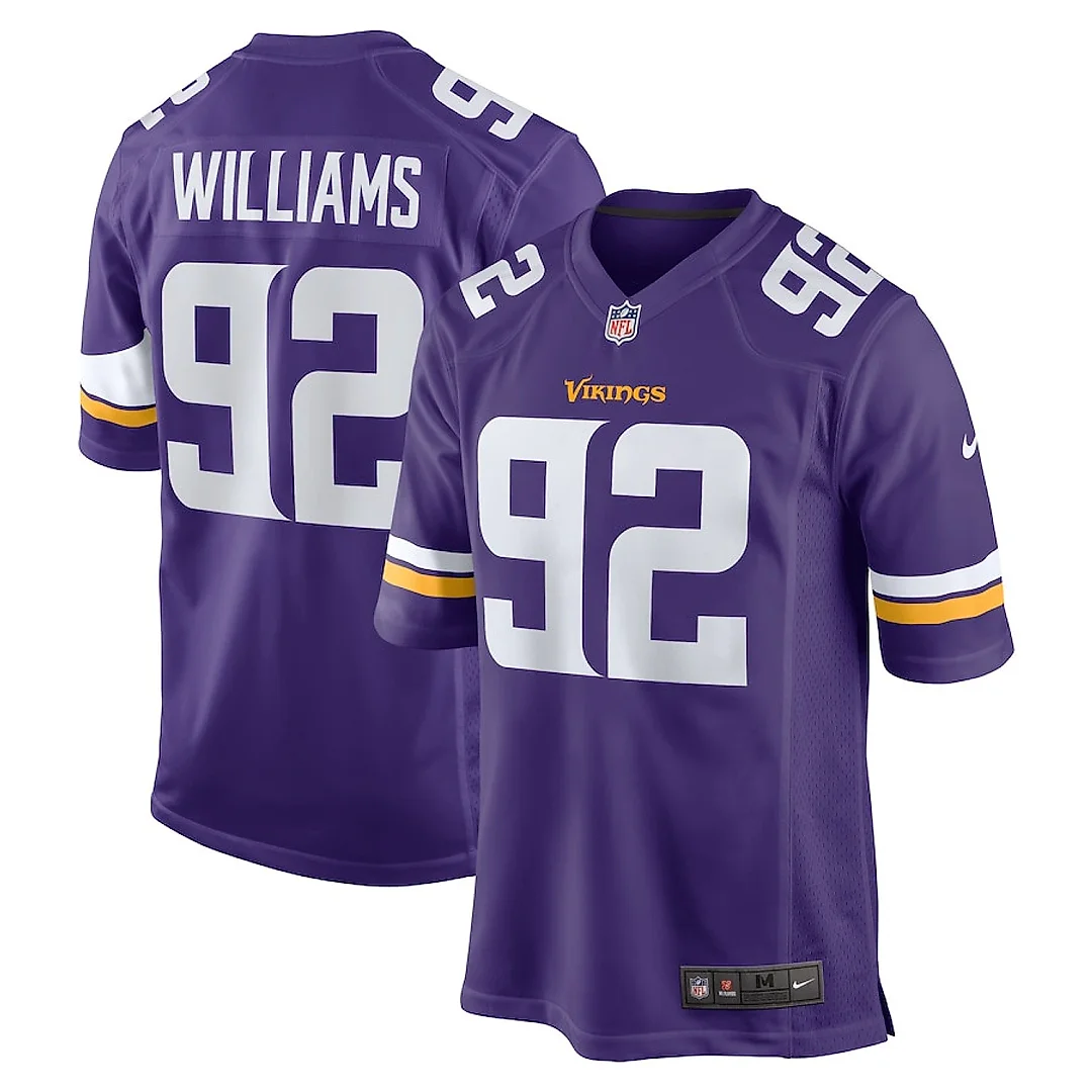 Zennovawear Jonah Williams 92 Minnesota Vikings Game Men Jersey - Purple