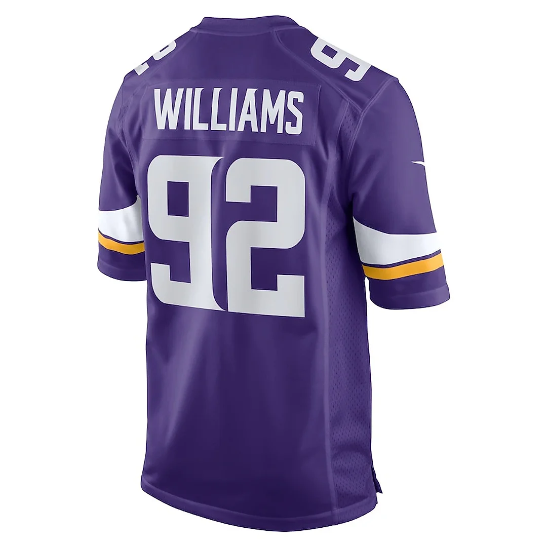 Zennovawear Jonah Williams 92 Minnesota Vikings Game Men Jersey - Purple