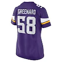 Zennovawear Jonathan Greenard 58 Minnesota Vikings Women's Game Jersey - Purple