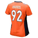 Zennovawear Jonathan Harris 92 Denver Broncos Women Game Jersey - Orange
