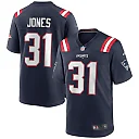 Zennovawear Jonathan Jones 31 New England Patriots Men Game Jersey - Navy