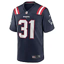 Zennovawear Jonathan Jones 31 New England Patriots Men Game Jersey - Navy