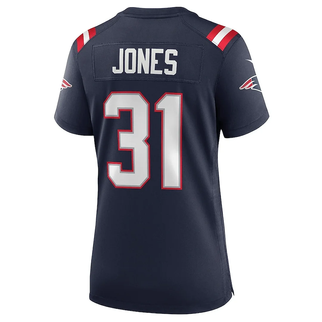 Zennovawear Jonathan Jones 31 New England Patriots Women Game Jersey - Navy